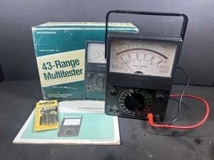 Vintage Micronta Analog 43 Range Multitester 22-214 RadioShack W/Box - Picture 1 of 3