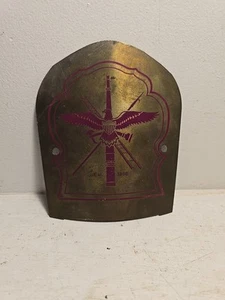 Obsolete Vintage Brass Fire Department Fireman's Badge Shield - Picture 1 of 2