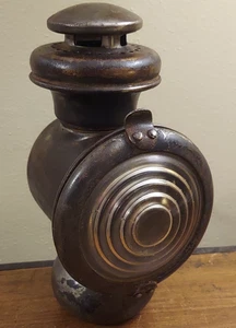 Antica luce lampada cappuccio cherosene FORD MODEL T Edmunds & Jones con lente in vetro - Foto 1 di 12