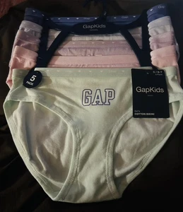 Gap Kinder Mädchen Bikini Unterwäsche 5 Pr. Gr. S (6-7) NEU Mehrfarbig - Bild 1 von 4