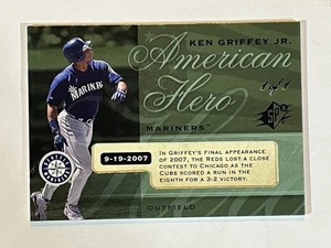 Griffey Jr 2008 UD SPX American Heros 1/1. NOW! 50% Off Tees & hats (Minus UDA) - Picture 1 of 2
