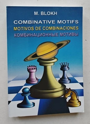 Combinative Motifs Blokh Chess Tactical Exercise Book English Russian Spanish - Image 1 of 4