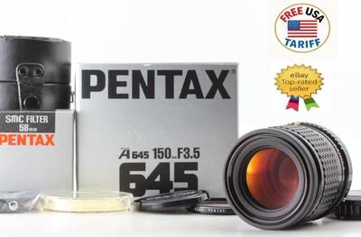 [Casi sin usar en caja] Lente SMC Pentax-A 645 150 mm f3,5 para 645 N NII de JAPÓN Foto 1 de 4