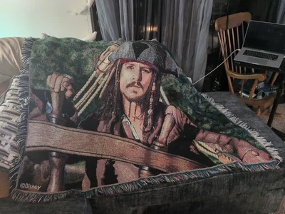 Disney плед пираты Карибского моря Джек Воробей, Джонни Депп гобелен  - Изображение 1 из 4