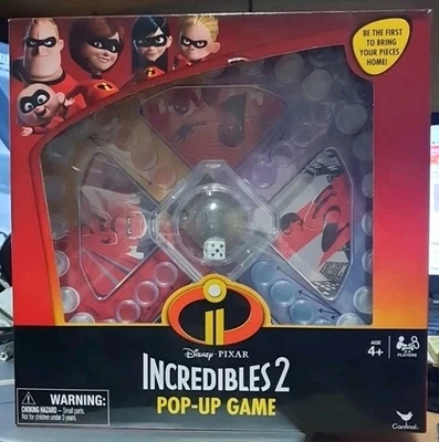 Disney Pixar Incredibles 2 Pop-Up Game Pop Up; New; Damaged Box - Image 1 of 3