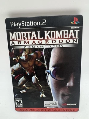 Mortal Kombat Armageddon PS2 Edición Premium SteelBook + Bonus Luke Cage Goro Completo Foto 1 de 4