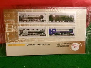 #35 Canadian locomotives stamp thematic collection unopened 1906-1925 train P109 - Picture 1 of 2