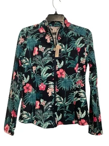 Tommy Bahama Everyday Active Damen Tropical Multicolor Full Zip Jacke Gr. S - Bild 1 von 12