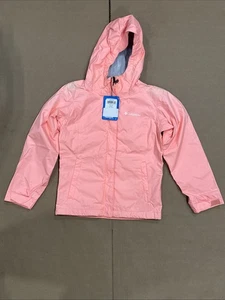 Chaqueta Columbia Little Girls Arcadia Talla Juvenil Pequeña Tiki Rosa Nueva con Etiquetas - Imagen 1 de 5