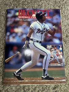 Beckett Baseball Card Monthly September 1991 Dave Justice Issue # 78 Braves - Picture 1 of 6