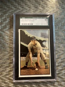 Bowman 1953 color #125 Fred Hatfield SGC 60/5 EX - Imagen 1 de 2
