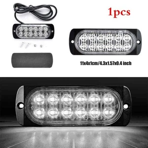 Transparent Lens Working Lamps Luminous Accessories Truck Black Housing - Picture 1 of 12