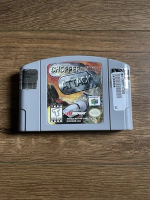 Chopper Attack N64 (Nintendo 64, 1997) Authentic Cartridge Only (TESTED) - Image 1 of 4