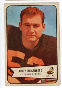 1954 Bowman Jerry Hilgenberg #95 Browns Short Print VG - Picture 1 of 1
