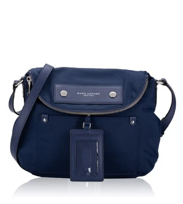 NUEVO Bolso Bandolera Marc Jacobs Preppy Natasha Mediano Nylon, Azul Azul Azul Foto 1 de 4