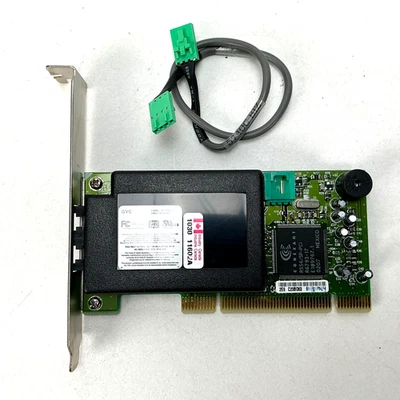 Dell 08F217 GVC SF-1156IIR2F 56K V.92 Internal PCI Fax Modem Card with Cable - Image 1 of 4