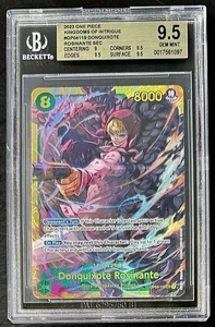 BGS 9.5 One Piece OP04-119 SEC Donquixote Rosinante-English Kingdoms of Intrigue - Picture 1 of 2