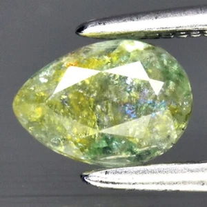 ๐ 0.70ct 6.5x4.5mm Pear Natural Green Tourmaline - Africa Gemstone - Picture 1 of 4