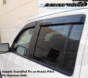 Window Visors Rain Guard 4pc For Nissan Armada 04 05 06 07 08 09 10 11-16 SE LE - Picture 1 of 7