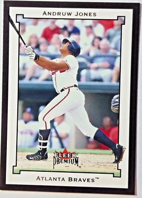 2002 Fleer Premium, Andrew Jones, #145, Atlanta Braves - Image 1 of 2