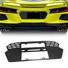 Rear License Plate Filler Frame Fit For 2020-2024 Corvette C8 Carbon Fiber Black