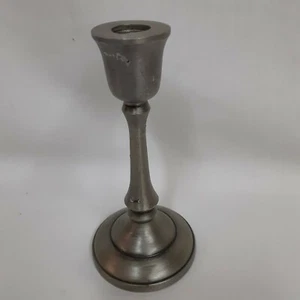 Mini Taper Candle Holder Silver 4 1/2 Inches Tall  Hearth & Hand with Magnolia - Picture 1 of 3
