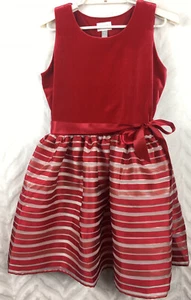 Kinder Place Kleid rot elegant ärmellos Mädchen Größe 16 neu mit Etikett - Bild 1 von 6