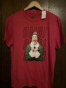 Camiseta Película Elfos NUEVA Talla L “OMG Santa I Know Him” Will Ferrell Licencia - Imagen 1 de 3