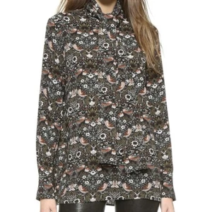 Neu Marc Jacobs Strawberry Thief Kreppbluse für Damen Größe Small William Morris - Bild 1 von 12