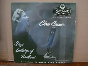 CHRIS CONNOR, SINGS LULLABYS OF BIRDLAND, LONDON RECORDS 1956 EX - Picture 1 of 4