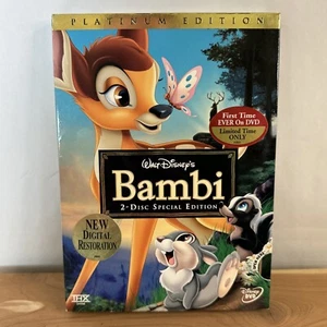 Bambi ( DVD, 2005, 2-Disc Set ) Platinum Edition New Sealed - Picture 1 of 6