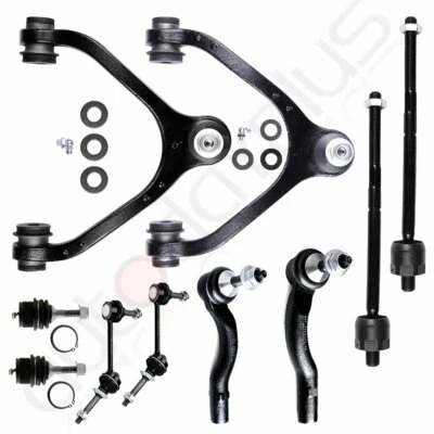 10pc Front & Rear Suspension Kit Tie Rod End For 2003-2011 Ford Crown Victoria - Image 1 of 4