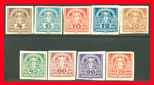 Austria Newspaper Stamps Scott P30-P45, 9-Stamp Mint & MNG Partial Set!! A1086 - Picture 1 of 1