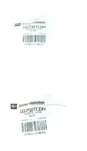 LOT OF 2 NEW EATON CUTLER-HAMMER 10250TC6N PLASTIC LENSES WHITE SER. A1 - Picture 1 of 2
