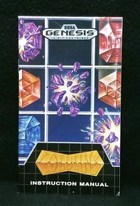Columns Sega Genesis nur Bedienungsanleitung original guter Zustand - Bild 1 von 3