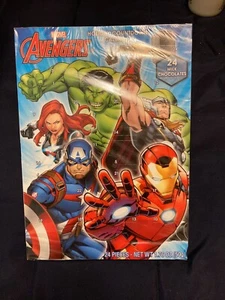 Advent Holiday Countdown Calendar with 24 Milk Chocolates (Marvel Avengers) - Picture 1 of 2
