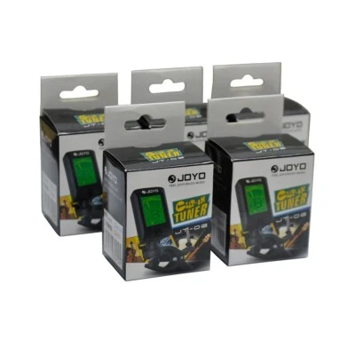 5 piezas afinador con clip JOYO JT-06 para guitarra cromática bajo violín ukelele negro Foto 1 de 4