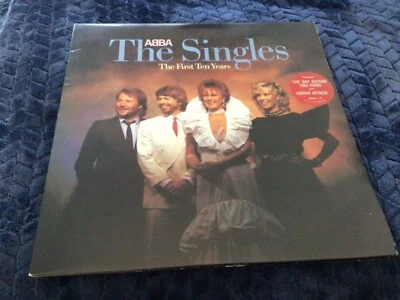 ABBA The Singles - The first Ten years 2 x vinyl compilation record - Image 1 of 4