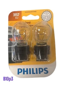 Philips 3157B2 Standard Brake Lamp Light Bulb 3157 - 2 PACK free shipping - Bild 1 von 1