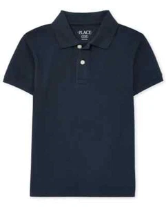 Childrens Place Boys Uniform Pique Polo 10 Shirts 5 White and 5 Blue Size XXL - Picture 1 of 6