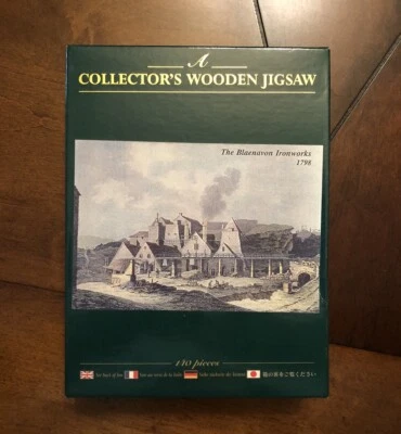 Quebra-cabeça de madeira Wentworth The Blaenavon Ironworks 1798 País de Gales 140 peças COMPLETO - Imagem 1 de 4