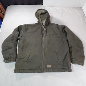 Schmidt Workwear Jacket Mens 2XL XXL Green Duck Canvas Lined Barn Chore Coat - Picture 1 of 24