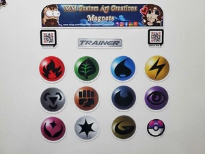 Pokemon Energy Magnet Set | Premium Fridge Magnets | Complete Set - Bild 1 von 5