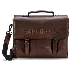 Farmhood sac de bureau Memphis Briefcase Dark Brown - Photo 1/1