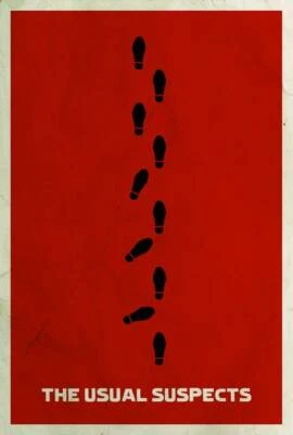 Póster - La película de los sospechosos habituales, arte cinematográfico antiguo moderno mínimo retro, 3 tamaños Foto 1 de 4