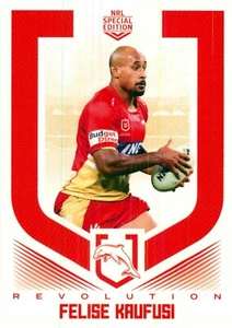 2024 Dolphins NRL TLA Revolution Special Edition Card - Felise Kaufusi - Imagen 1 de 3