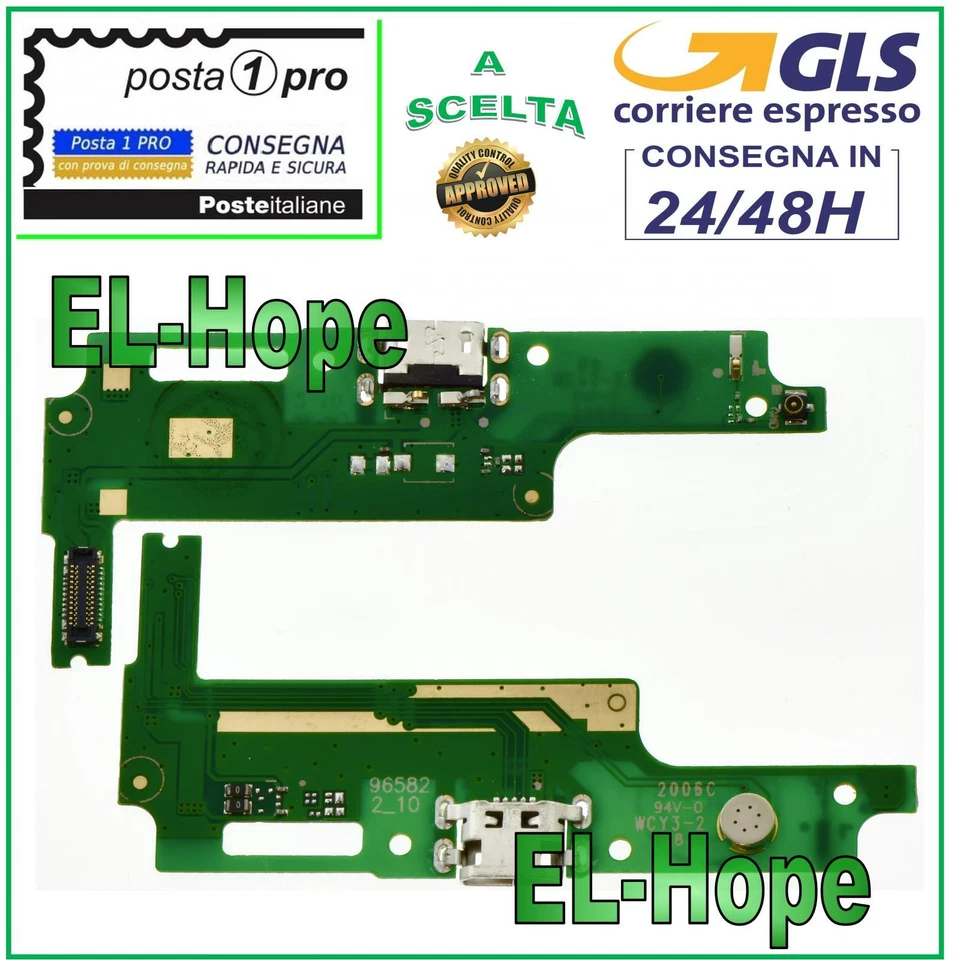 CONNETTORE RICARICA HUAWEI Y3II Y3 2 LUA-L21 3G MICROFONO MICRO DOCK CARICA USB - Immagine 1 di 1