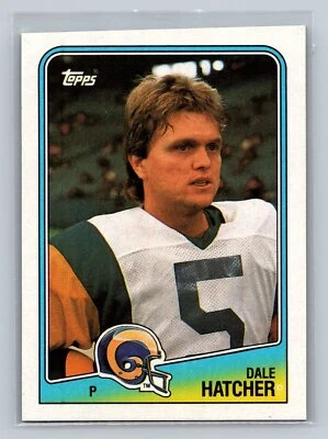 Dale Hatcher Los Angeles Rams 1988 Topps Topps - Image 1 of 2