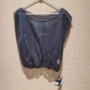 Champro Mens Jersey Top Solid Blue Sleeveless Flag Football Mesh One Size New - Picture 1 of 5