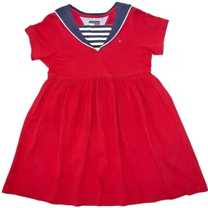 Tommy Hilfiger Sailor Dress Size 4T Nautical Coastal Beachy Patriotic July 4th - Picture 1 of 10